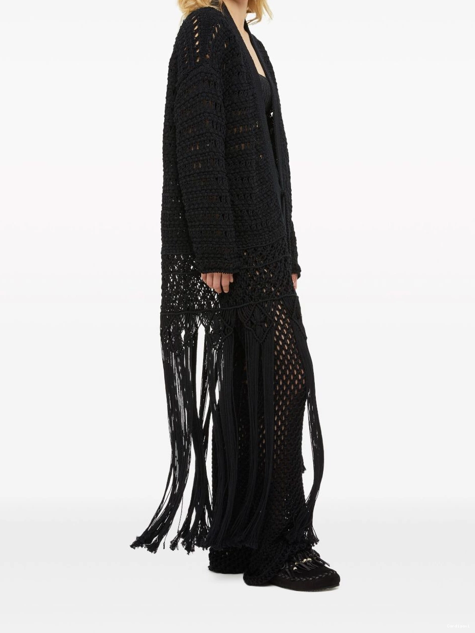 Cheap Women India To fringed Love Letter cardigan Alanui 0427